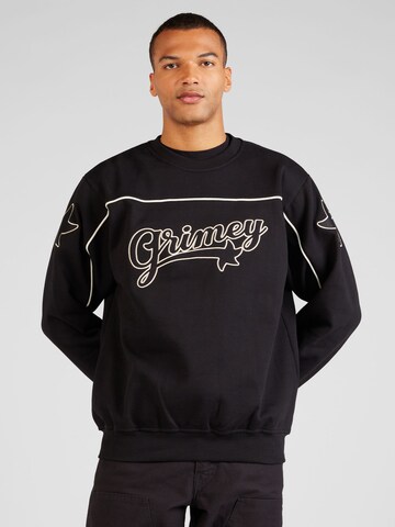 GrimeySweater majica 'MADRID' - crna boja: prednji dio
