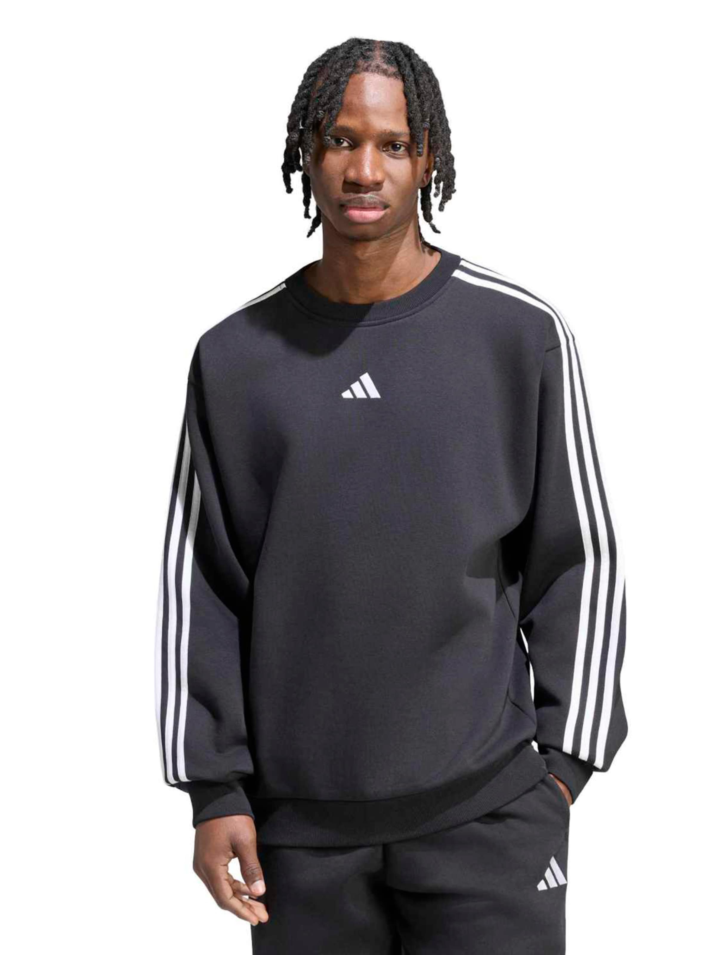 ADIDAS SPORTSWEAR Urheilullinen collegepaita värissä musta: etupuoli