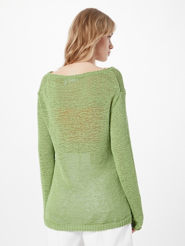 WEEKDAY Пуловер 'Everyly' в зелено