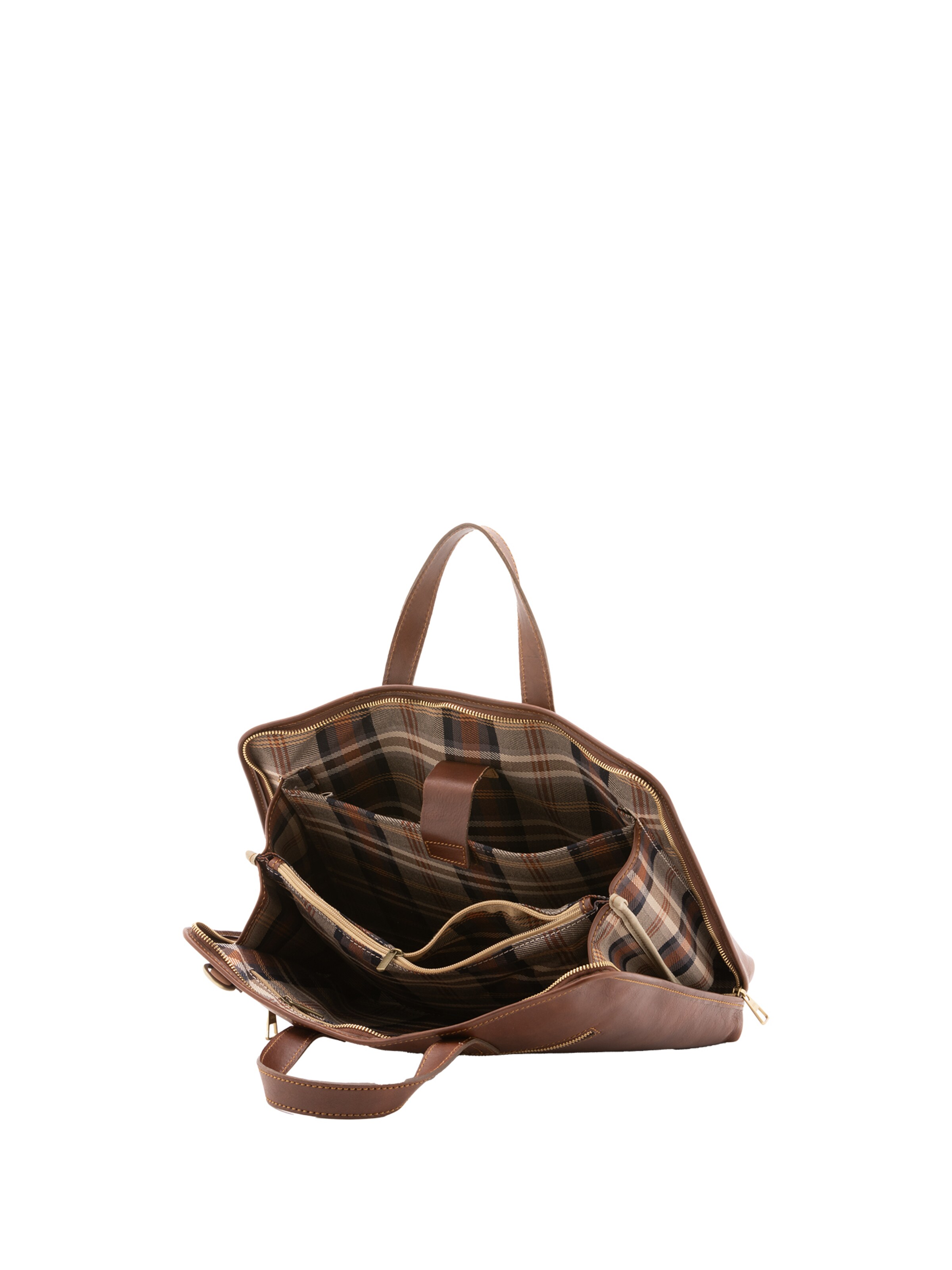 Viola Castellani Document Bag in Brown