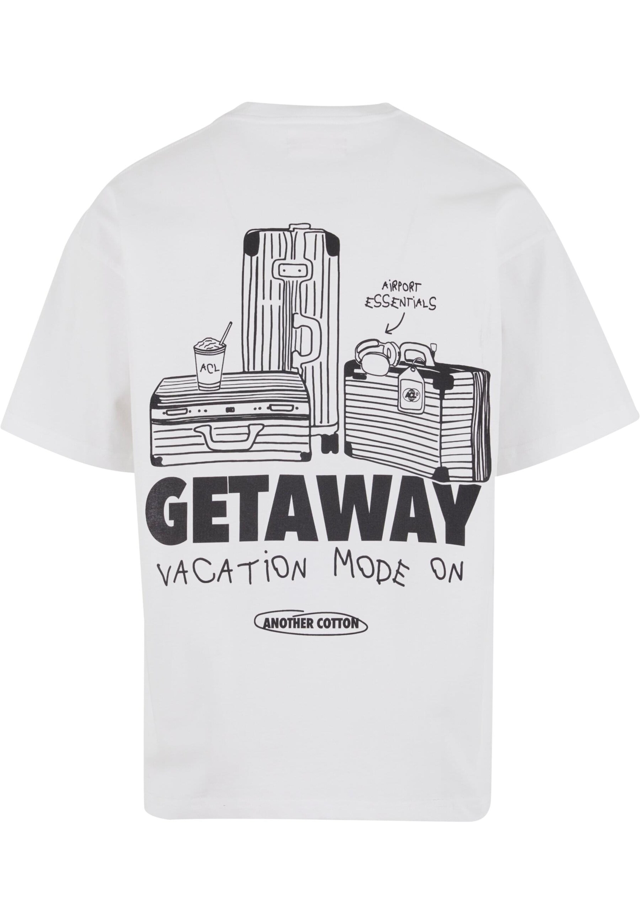 Another Cotton Lab - Camiseta 'Getaway' en blanco
