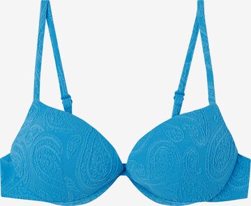 CALZEDONIA Push-up Bikinitop in Blau: predná strana