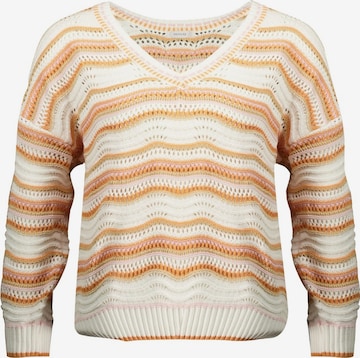Pull-over 'MELVINA' Deeluxe en orange : devant