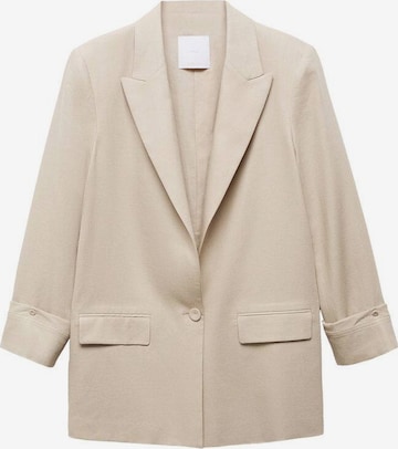 Blazer 'Eleli' MANGO en beige : devant