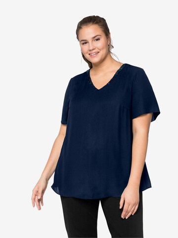 SHEEGO Tunic in Blue: front