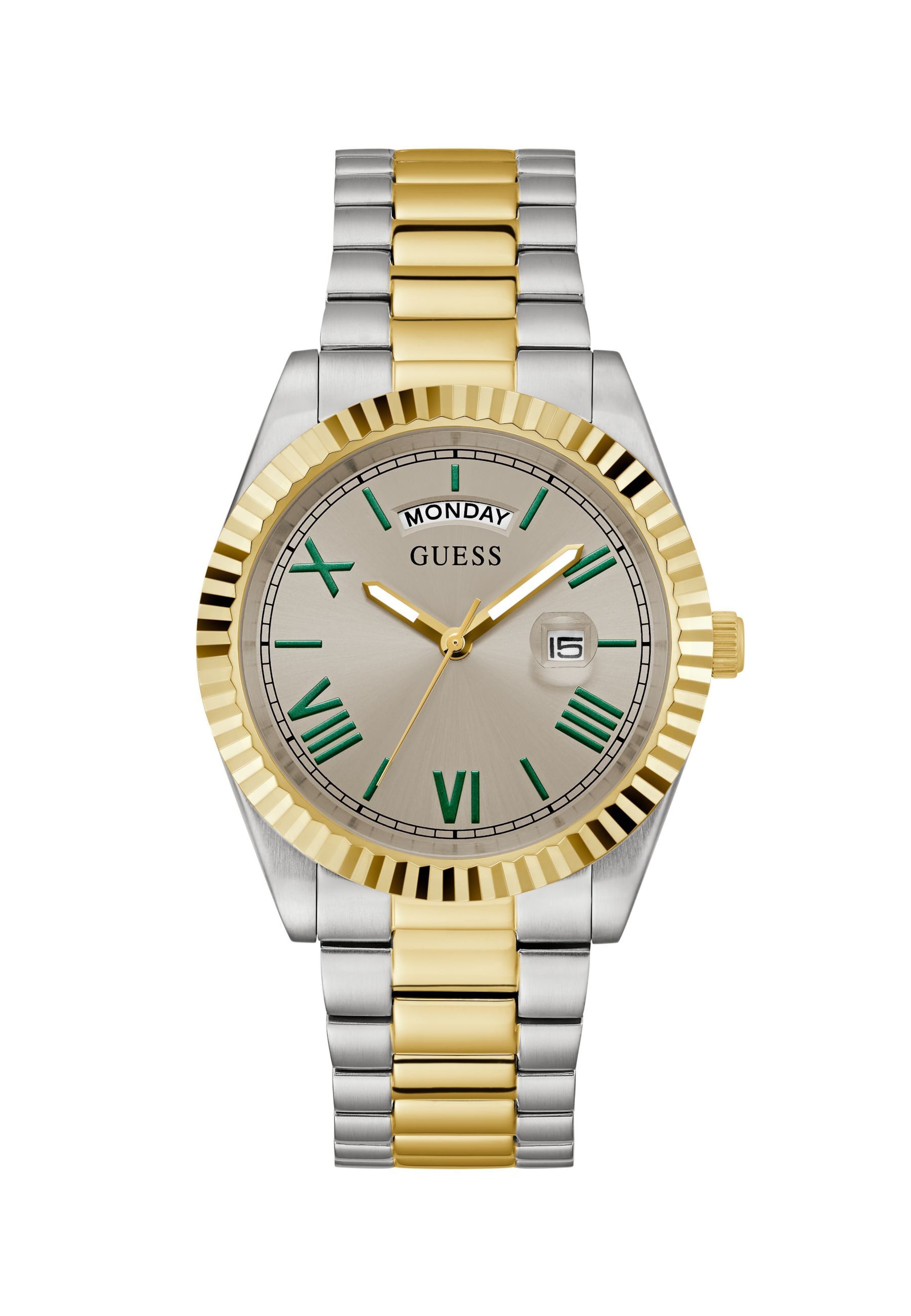 GUESS Analogt ur 'Connoisseur' i grå: forside