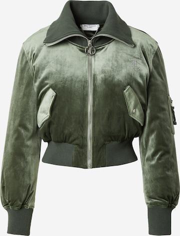 Juicy Couture Přechodná bunda 'CLASSIC' – zelená: přední strana