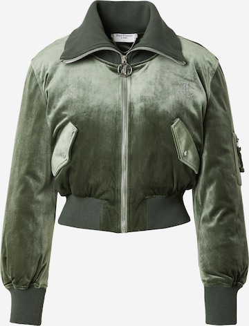 Veste mi-saison 'CLASSIC' Juicy Couture en vert : devant