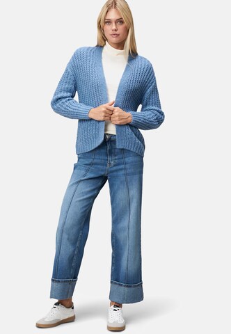 zero Strickjacke in Blau: Vorderseite
