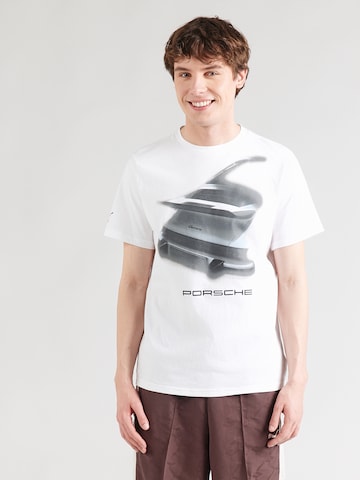 T-Shirt 'Porsche Legacy' PUMA en blanc : devant