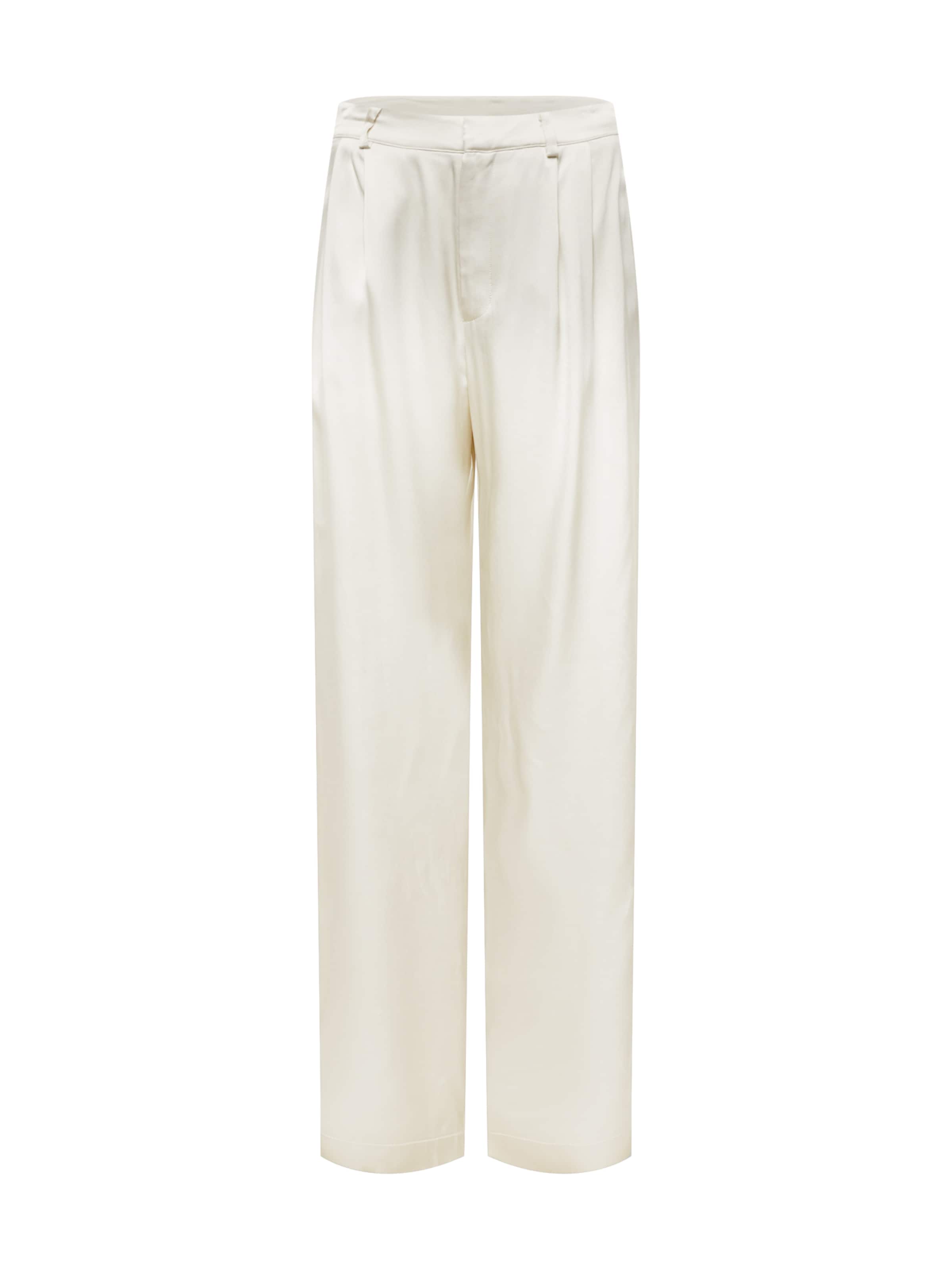 A LOT LESS Pants 'EVE' in White: front