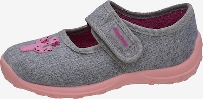 Fischer-Markenschuh Slippers in Grey / Pink, Item view