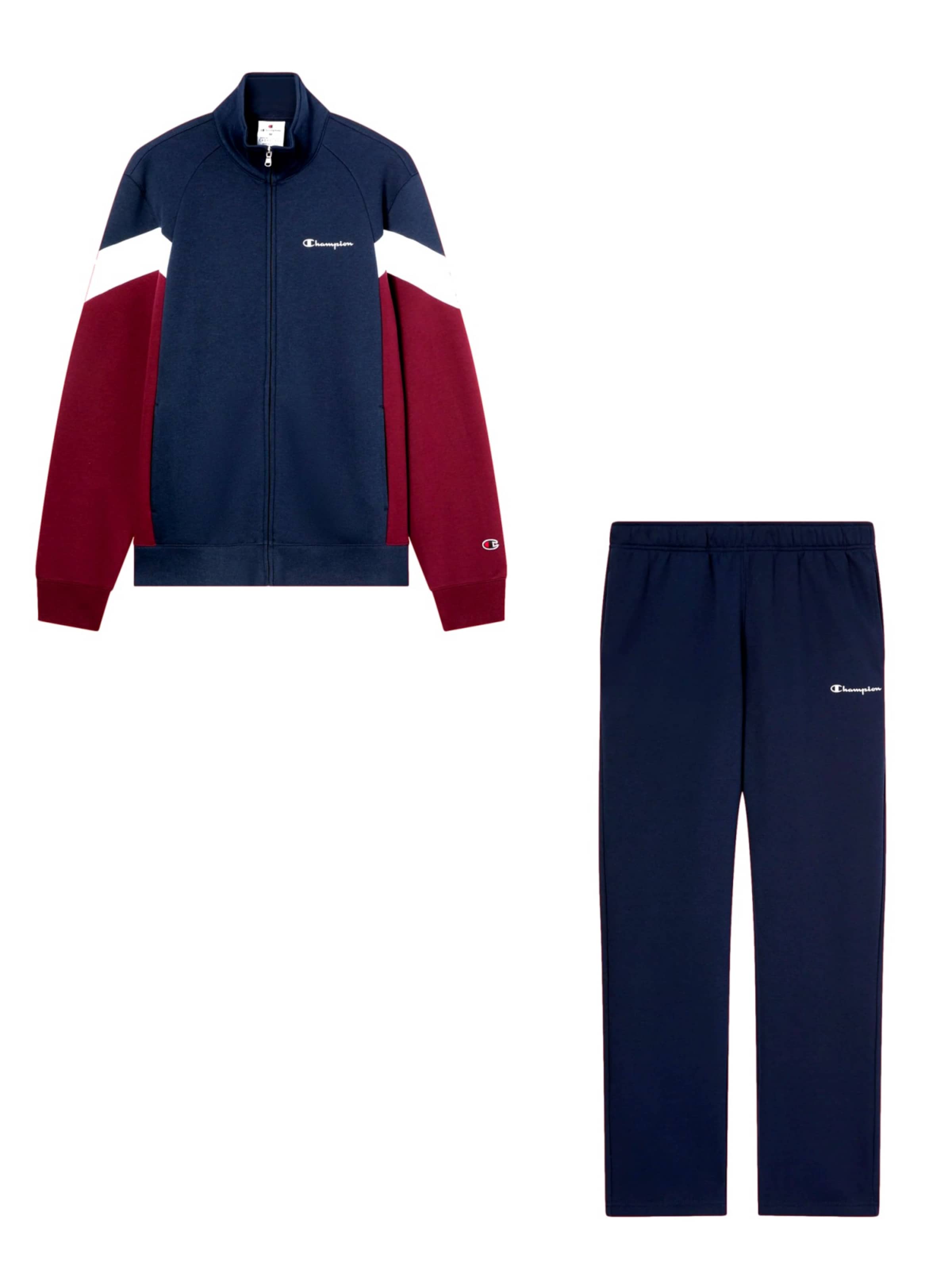 Champion Authentic Athletic Apparel Sweatsuit in Blue: front