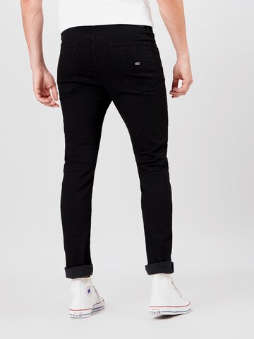 Tommy Jeans Skinny Jeansy 'Simon' w kolorze czarny