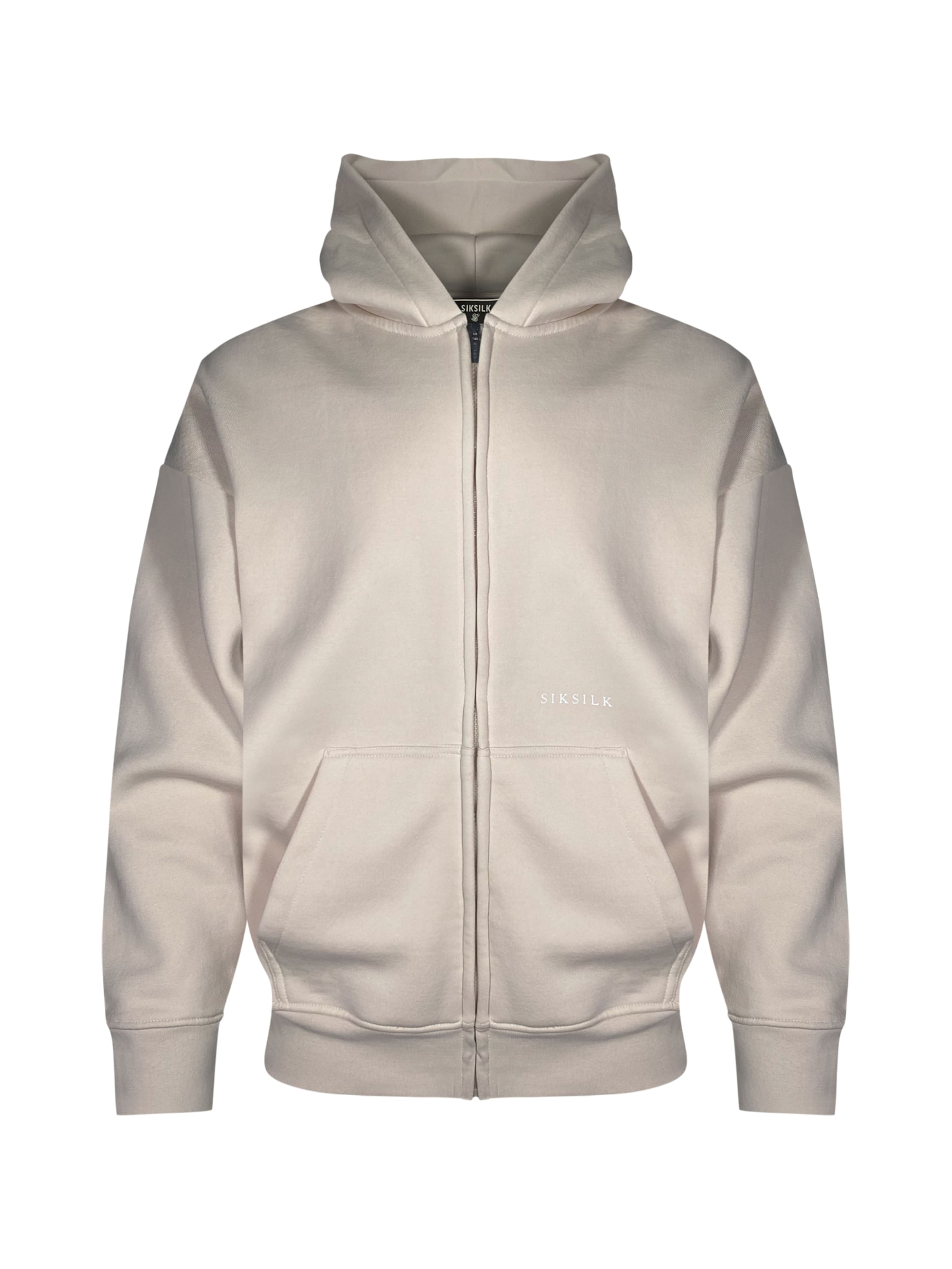 SikSilk Sweatjacke in kitt, Produktansicht