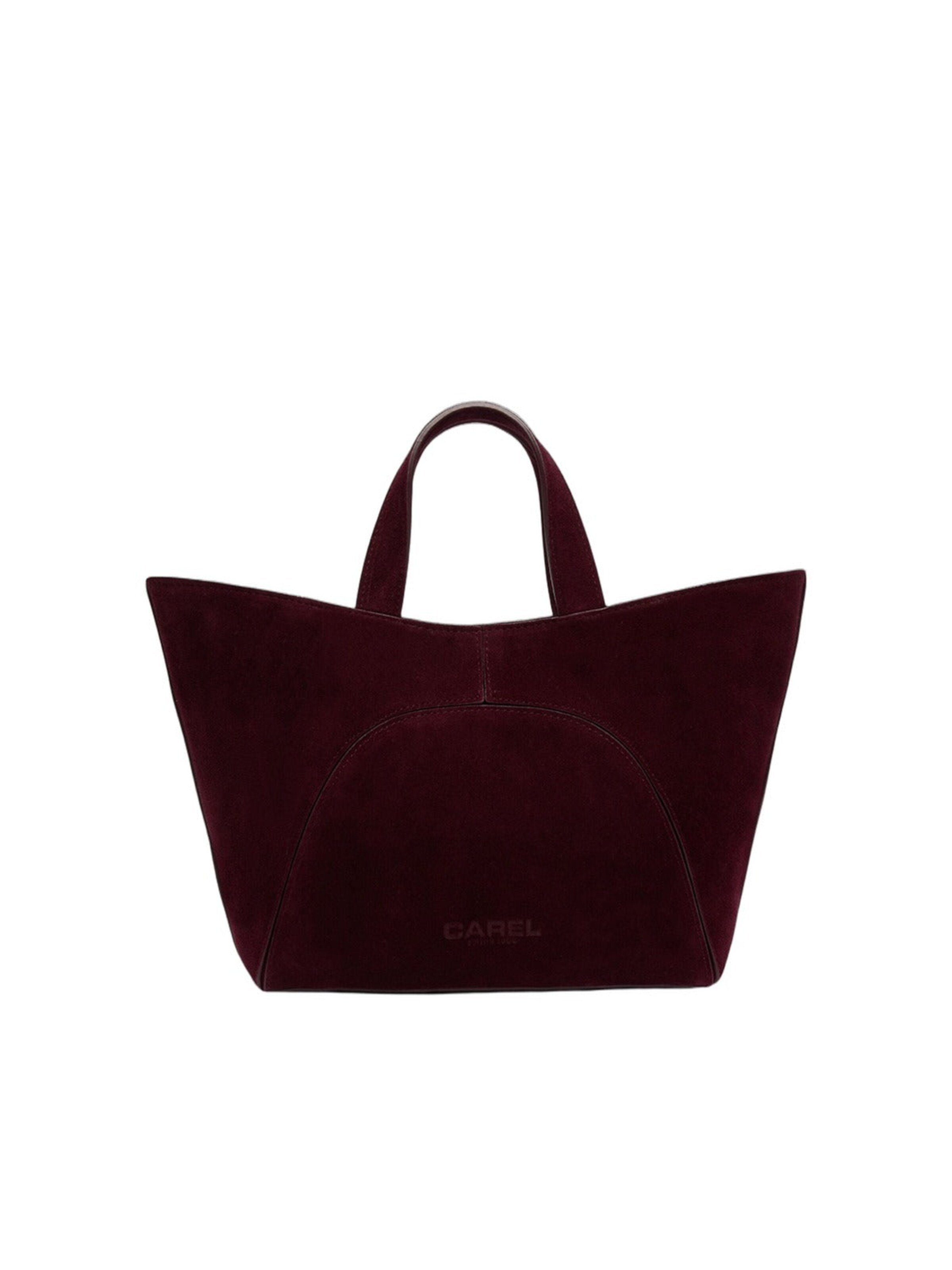 Carel Handväska 'Carel Paris Sacs À Main Place Clemenceau Cuir Violet' i lila