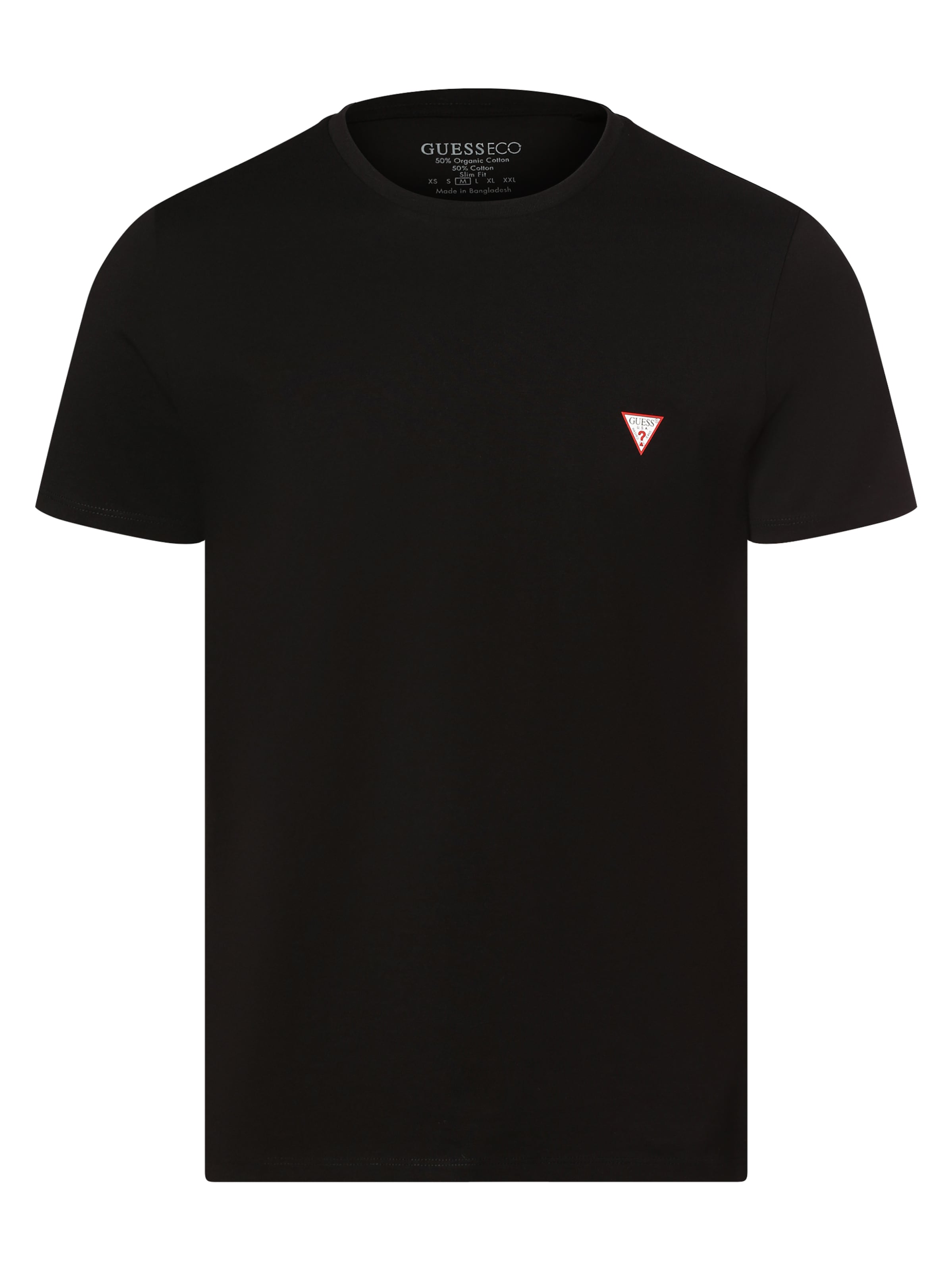 GUESS Tričko – černá: přední strana