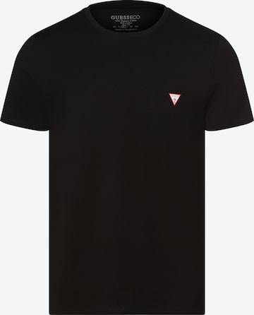 T-Shirt GUESS en noir : devant