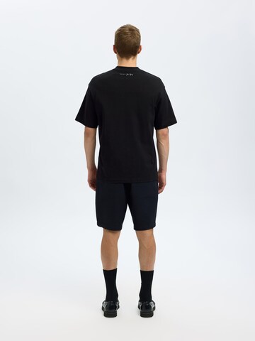 T-Shirt 'Jules Magistry x Selected' SELECTED en noir