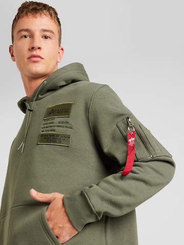 ALPHA INDUSTRIES Суичър в зелено