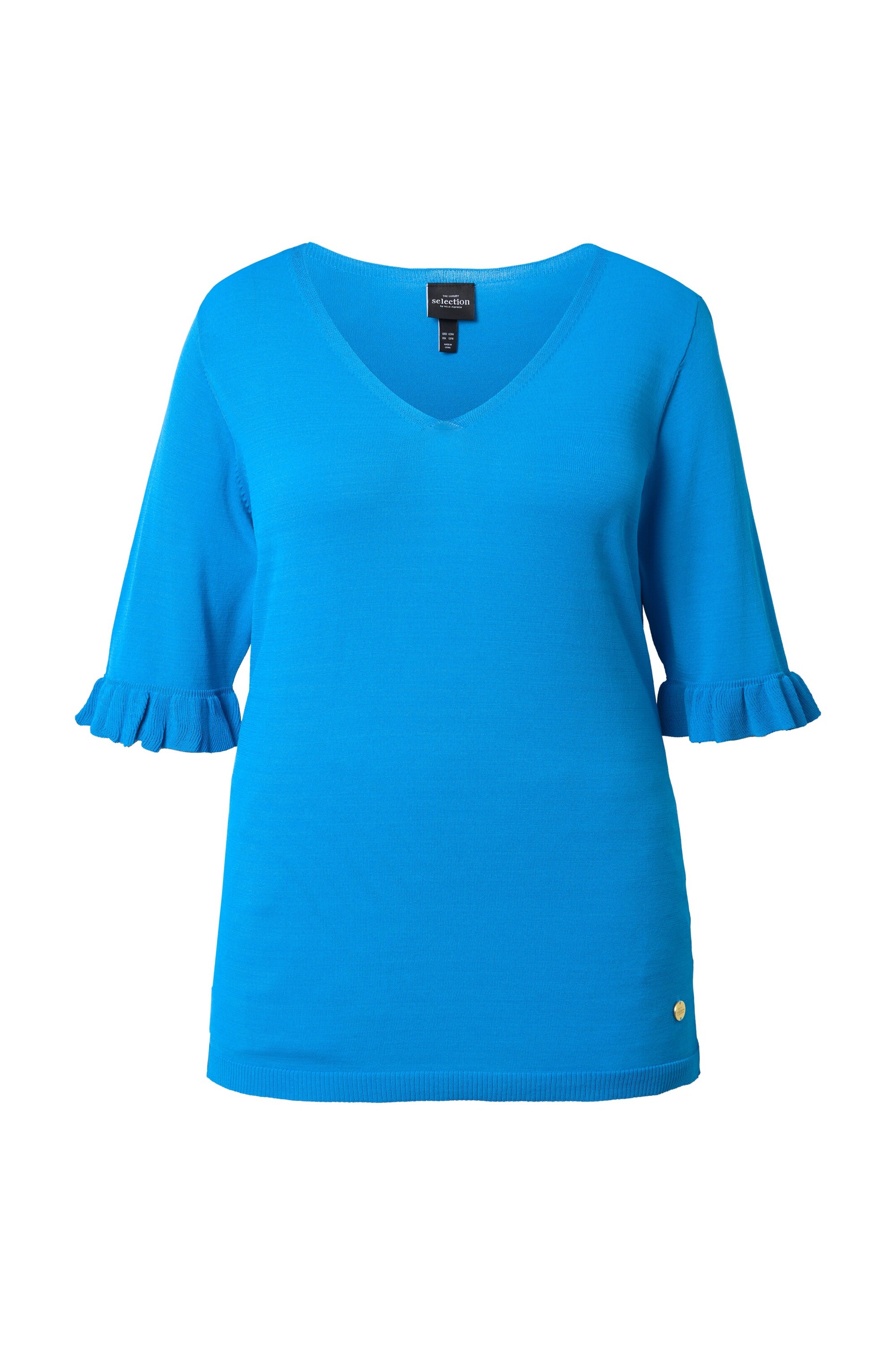 Ulla Popken Pullover in Blau: Vorderseite