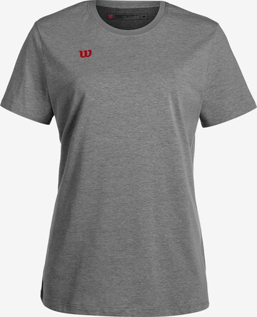 T-shirt fonctionnel WILSON en gris : devant