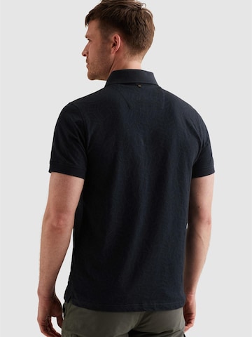 PME Legend Paita 'Polo shirt in jersey with allover jacquard pattern' värissä musta