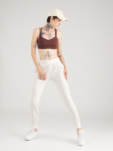 GUESS Tapered Sporthose 'DEBBI' in Braun