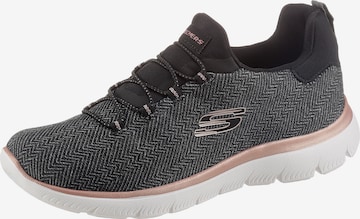 SKECHERS Tenisky – černá: přední strana