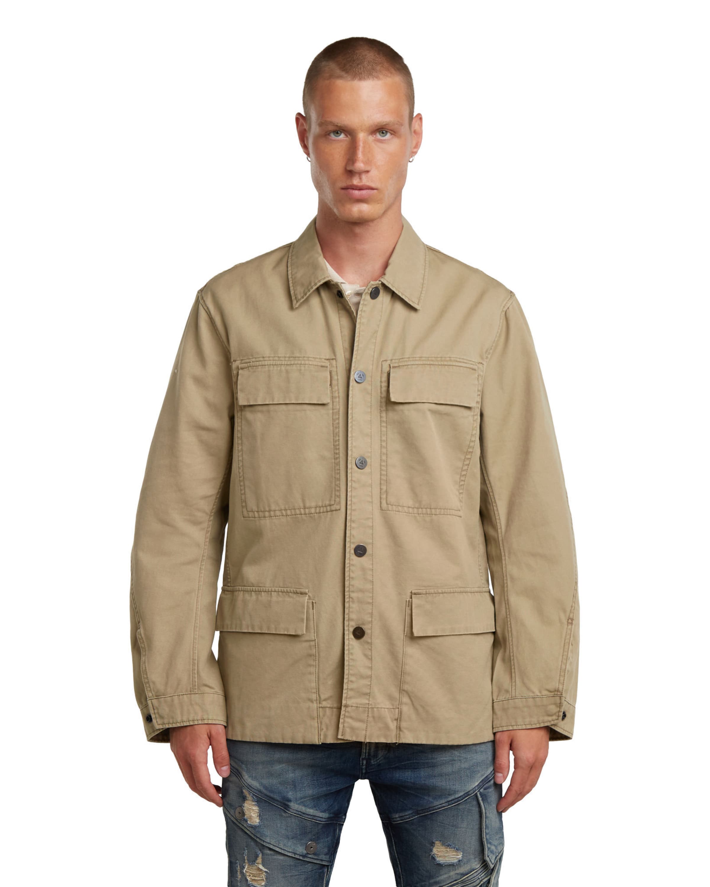 G-STAR Jacke in Beige: Vorderseite