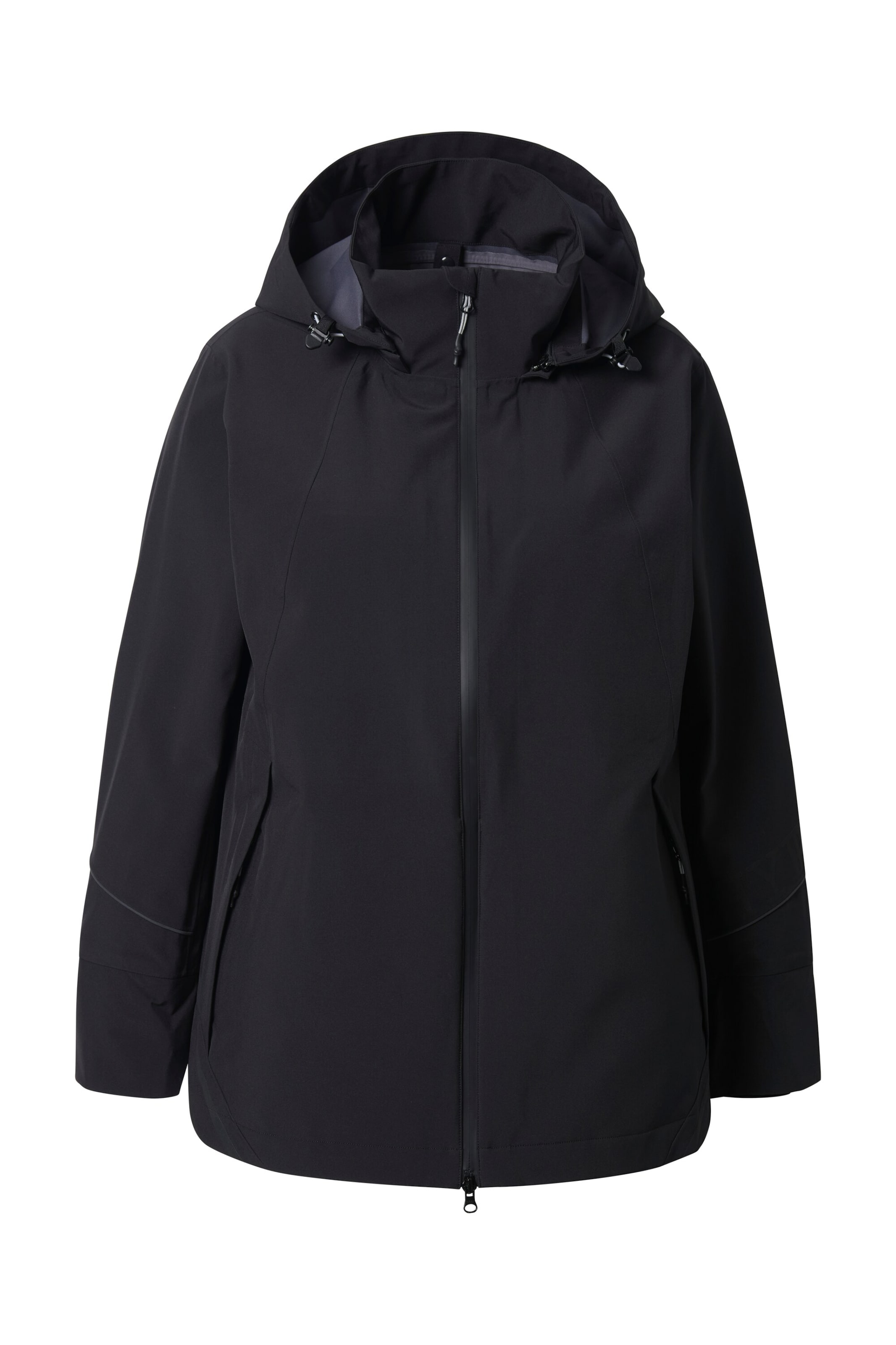 Ulla Popken Tussenjas in Zwart: voorkant