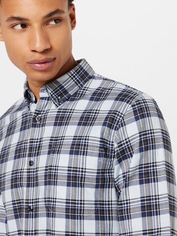 Matinique Regular fit Button Up Shirt 'Trostol' in Blue