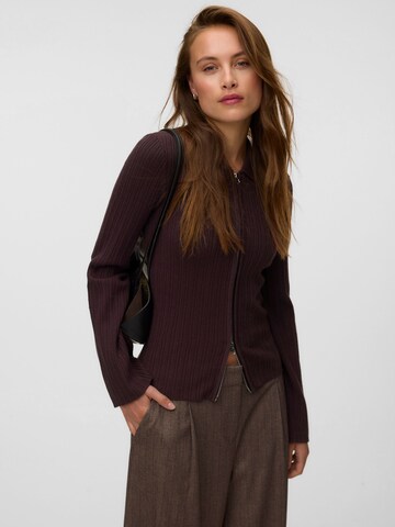 Cardigan 'AWHANNA ' VERO MODA en marron : devant