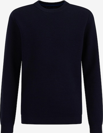 WE Fashion Sweater in Blue: front