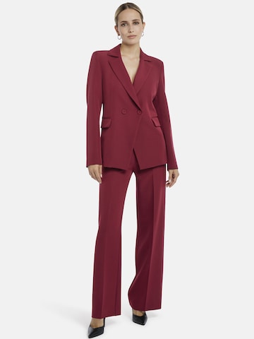 Nicowa Slimfit Pantalon 'COREANA' in Rood