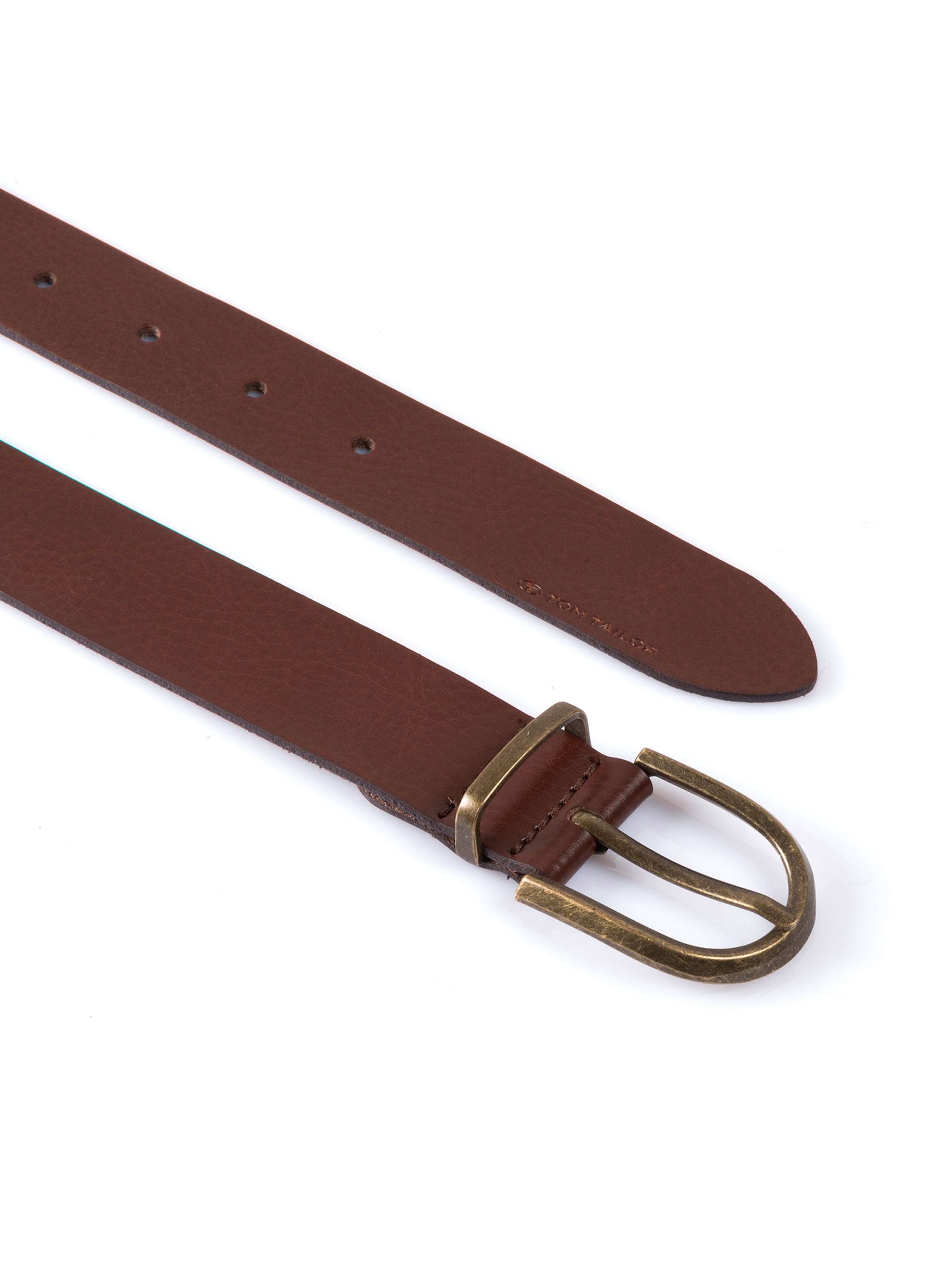 TOM TAILOR Ремень 'SYLKE' в Коричневый