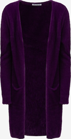 purpurinė Influencer Kardiganas: priekis