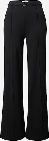 EDITEDFlared/zvonoliki kroj Hlače 'Xiara' - crna boja: prednji dio