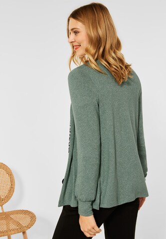 STREET ONE Knit Cardigan in Green