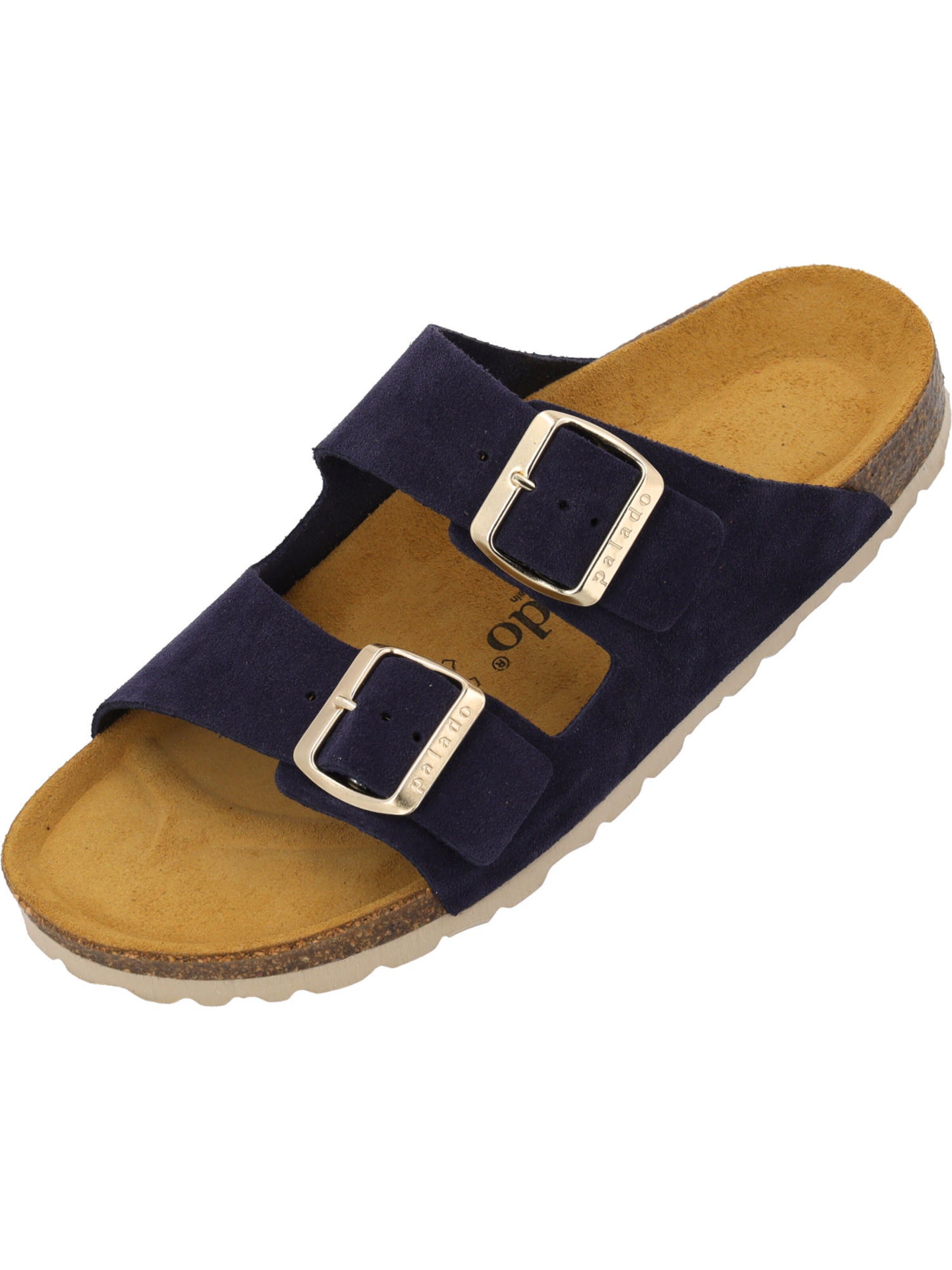 Palado Pantolette 'Palado Korfu Suede Premium Leather'‌‌‌‌‌‌‌‌‌ in Blau: Vorderseite
