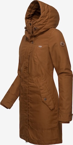 Ragwear Raincoat 'Jannisa' in Brown