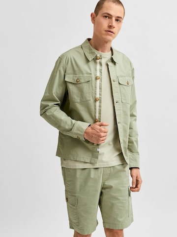 Veste mi-saison SELECTED HOMME en vert