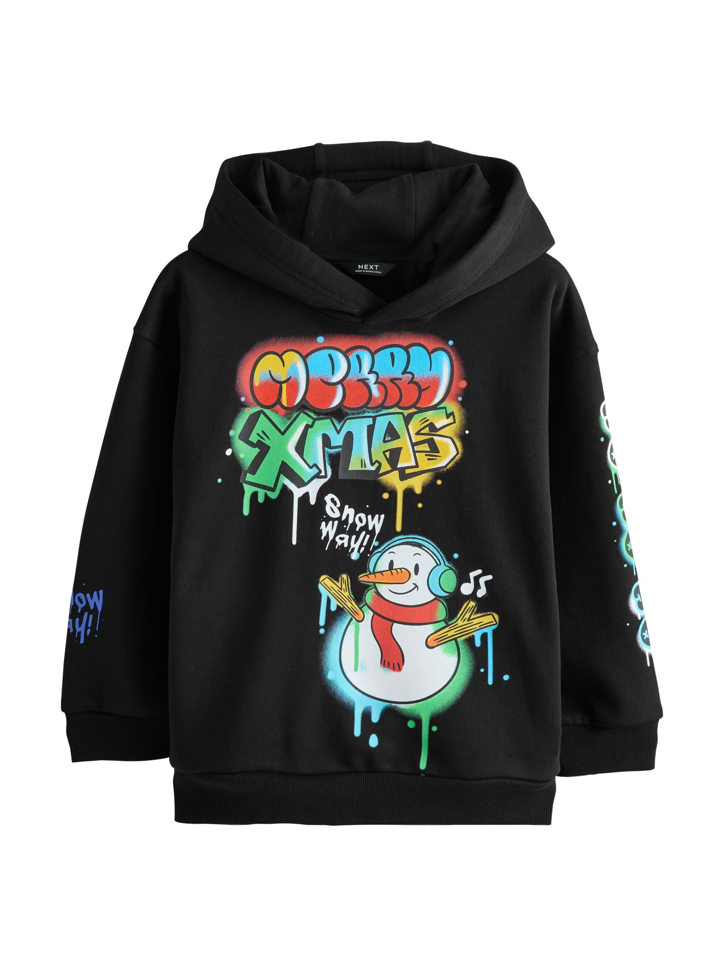 Felpa di Next in nero: frontale
