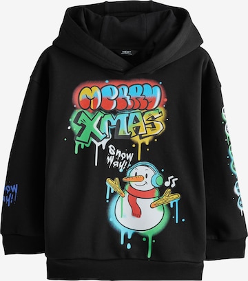 Next Mikina – černá: přední strana