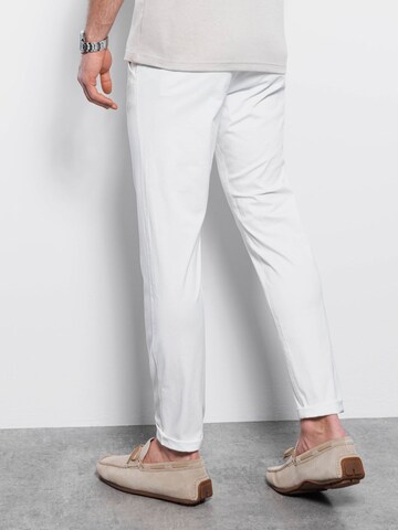 Coupe slim Pantalon chino 'P894' Ombre en blanc