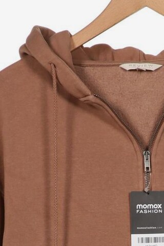 Review Sweatshirt & Zip-Up Hoodie in S in Brown