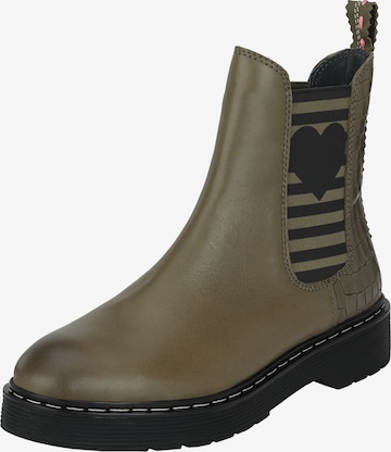 Crickit Chelsea boots 'Lenny' in Groen: voorkant