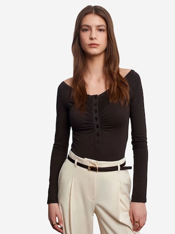 Dilvin Bluse 'Blusen'‌‌‌‌‌‌‌‌‌‌ in Schwarz
