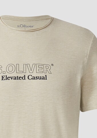 s.Oliver Shirt in Beige