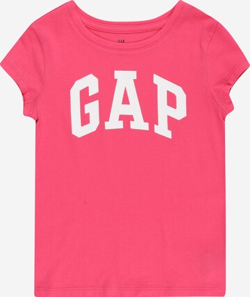 T-Shirt GAP en rose : devant